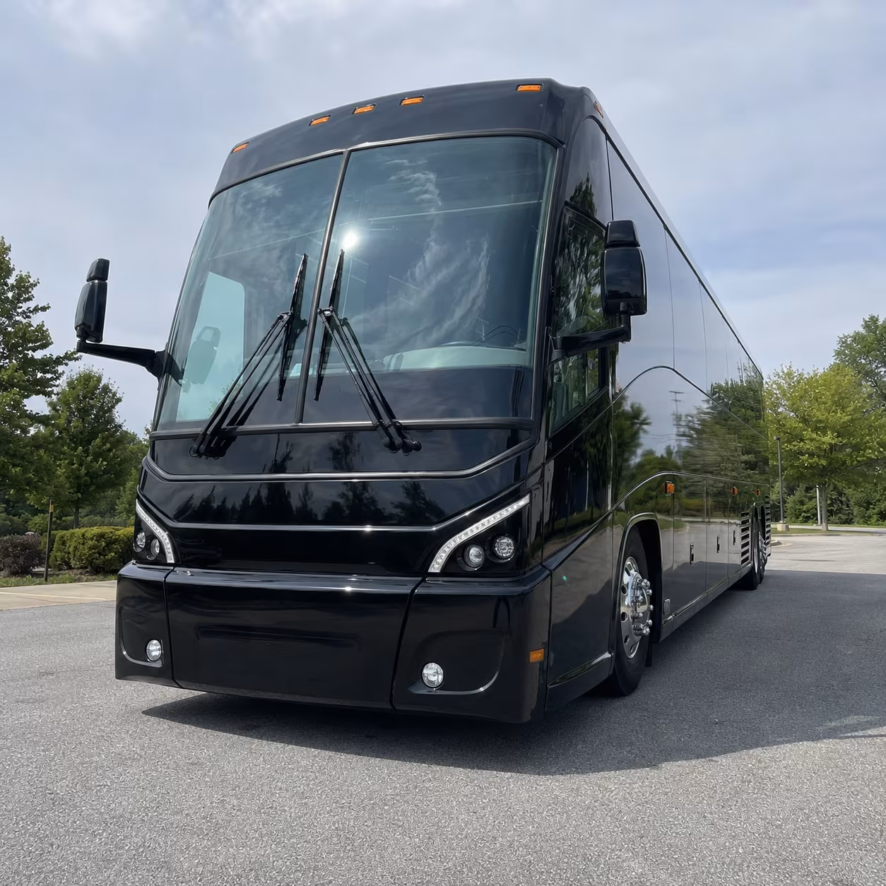 rent a charter bus in roseville for large prom groups