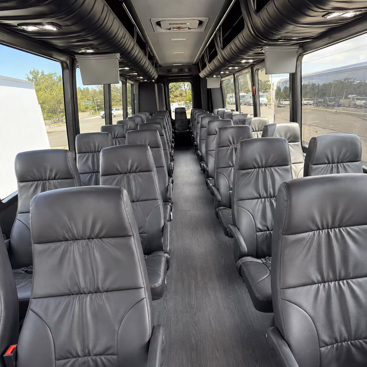 roseville 28 passenger minibus inside