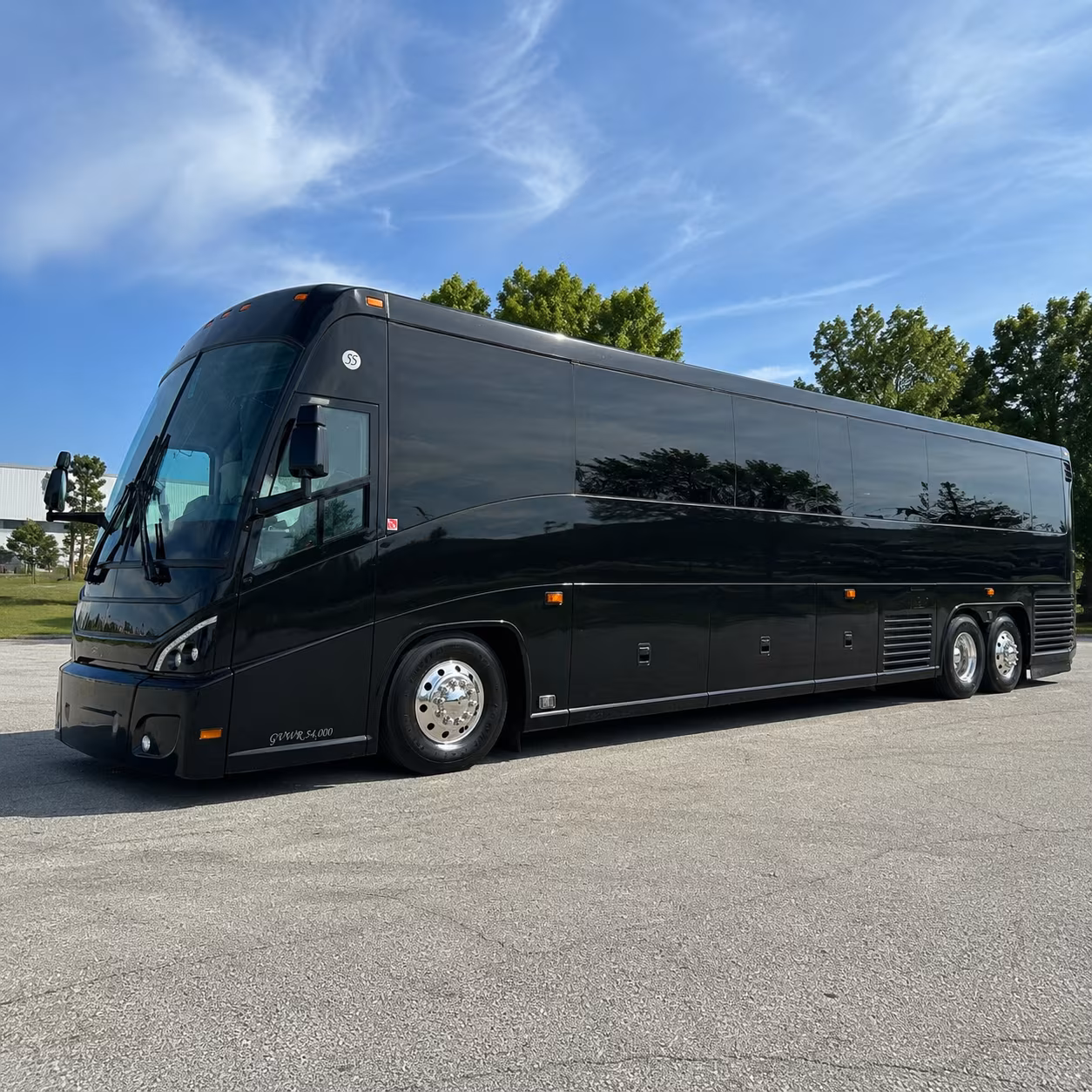 roseville 47 passenger charter bus