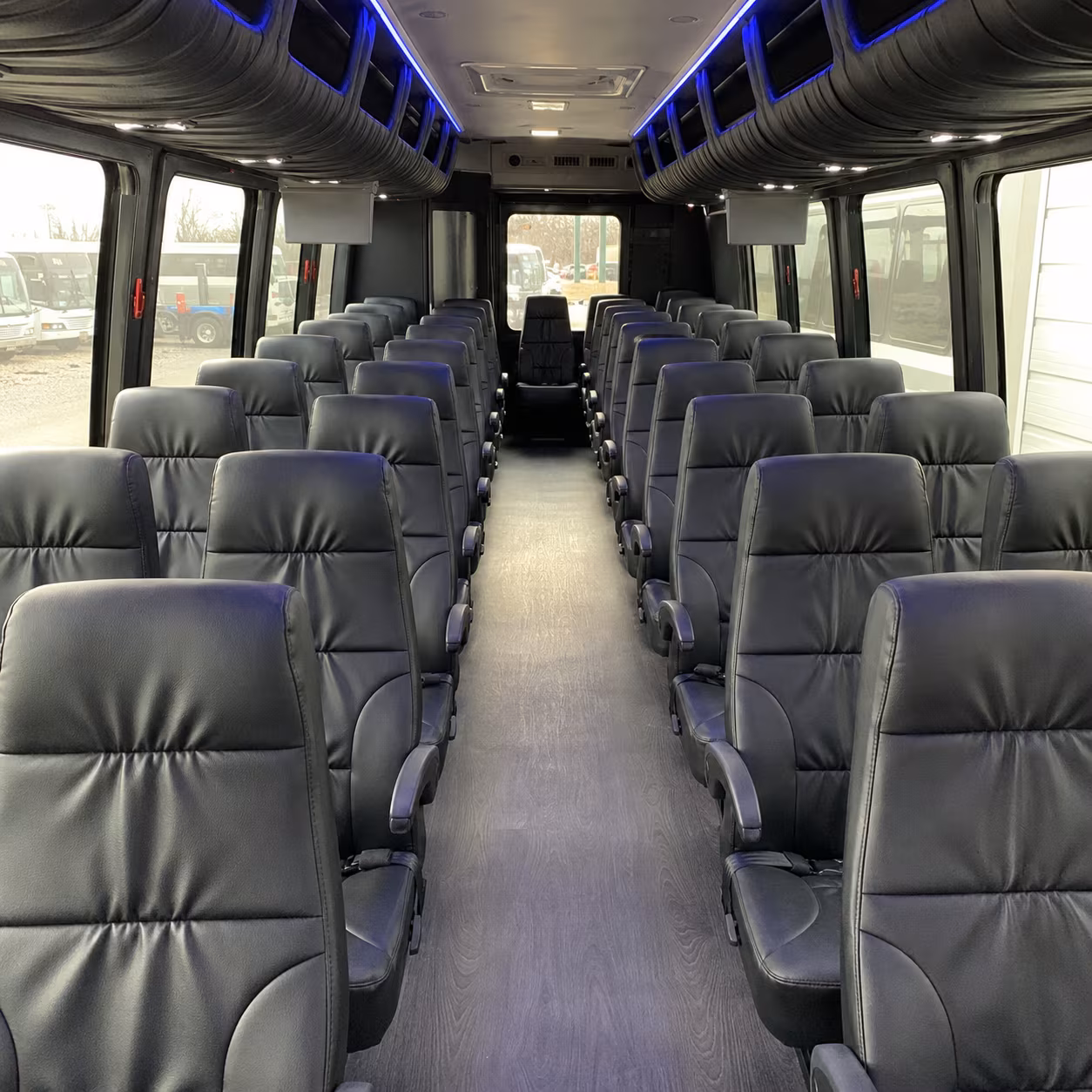 roseville airport transportation onboard seating