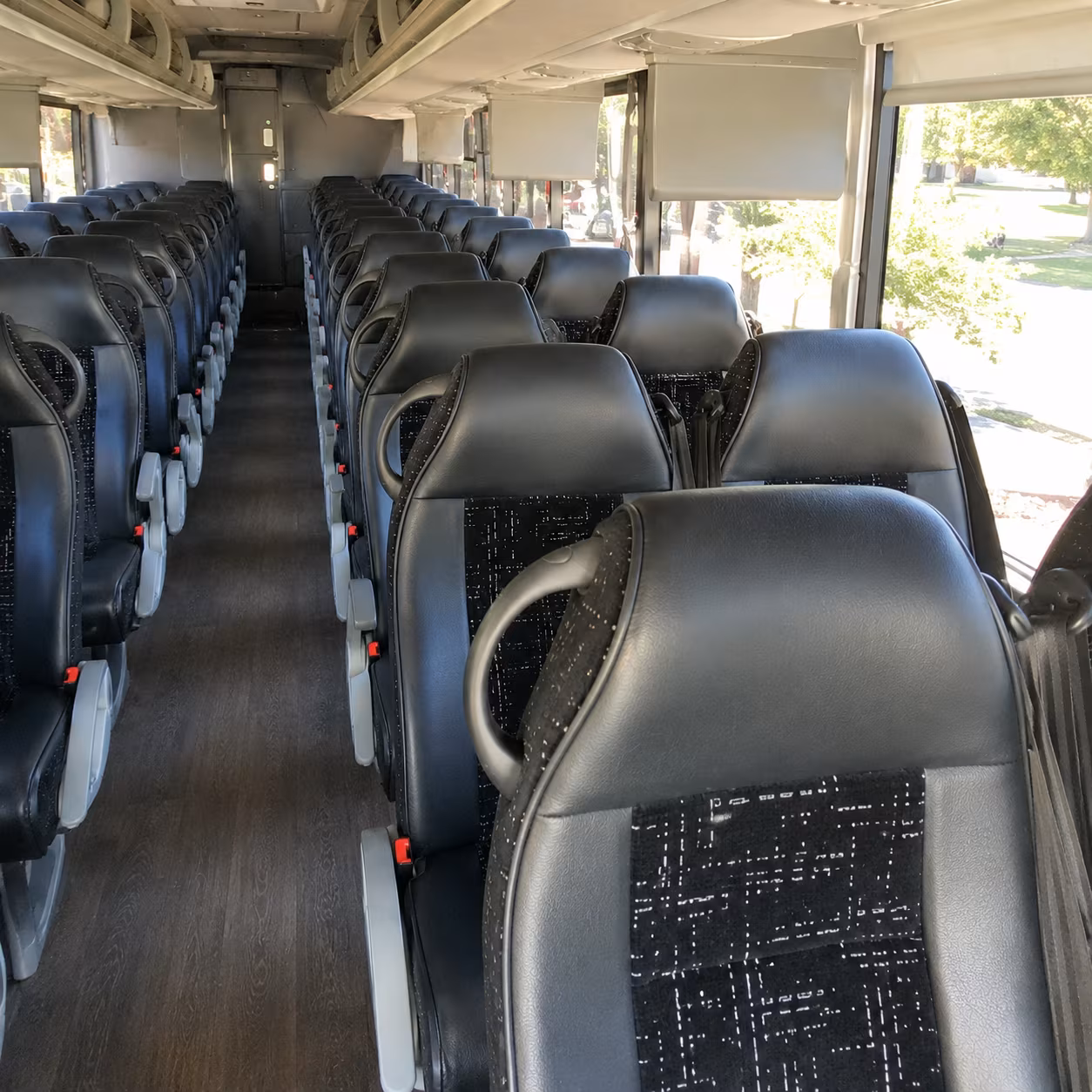 roseville government military charter bus rental