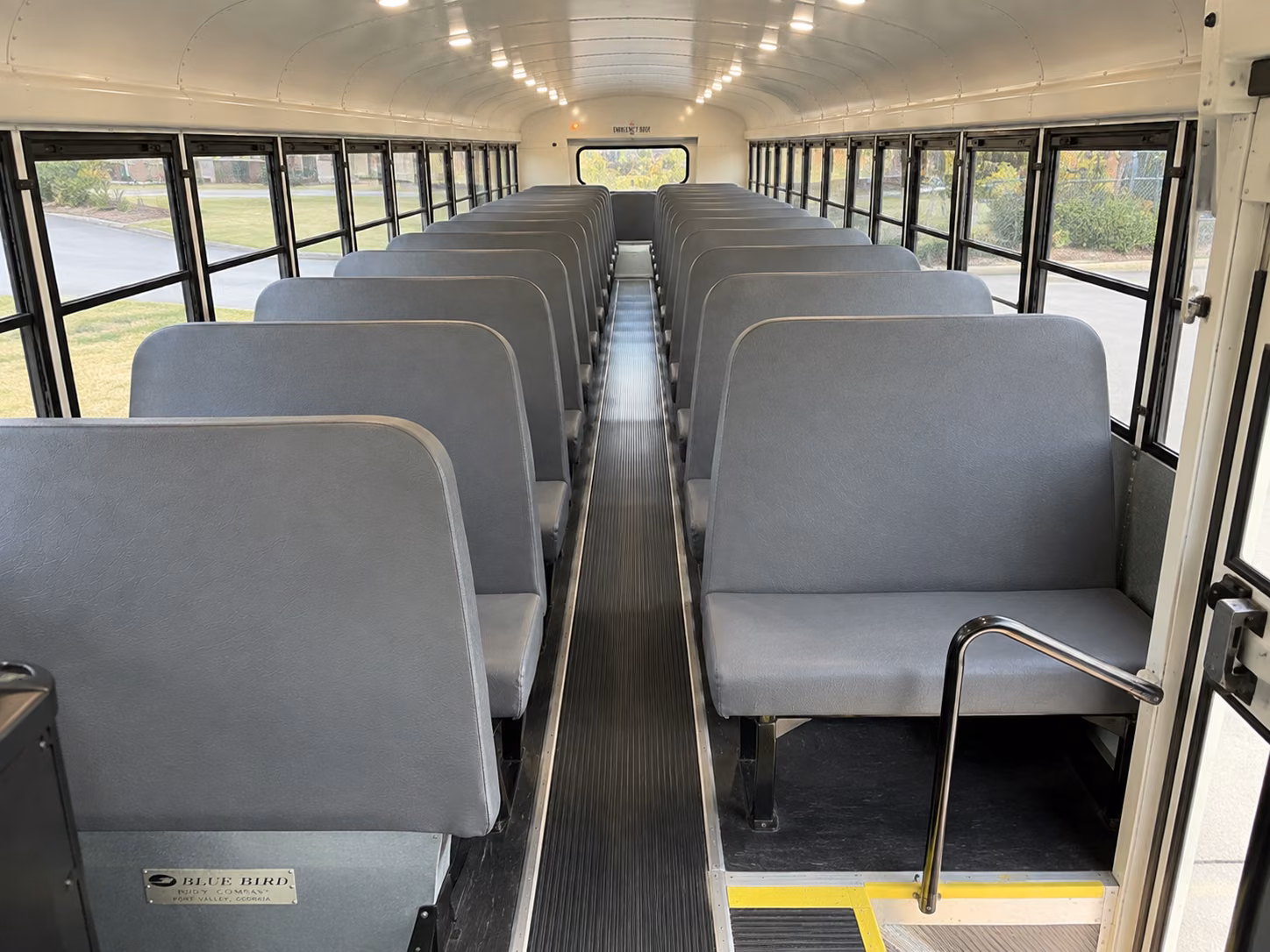 roseville school bus inside