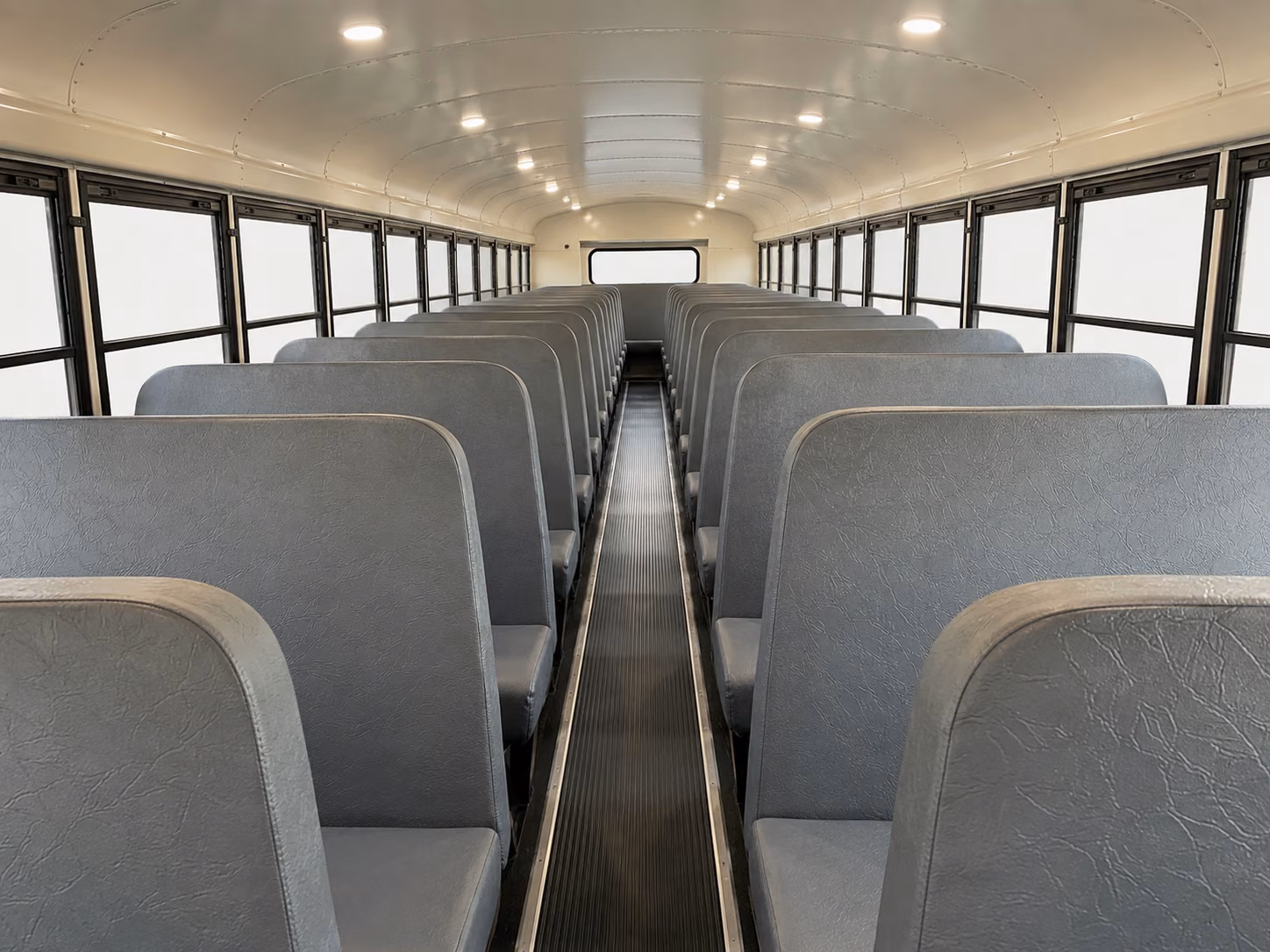 roseville school bus interior