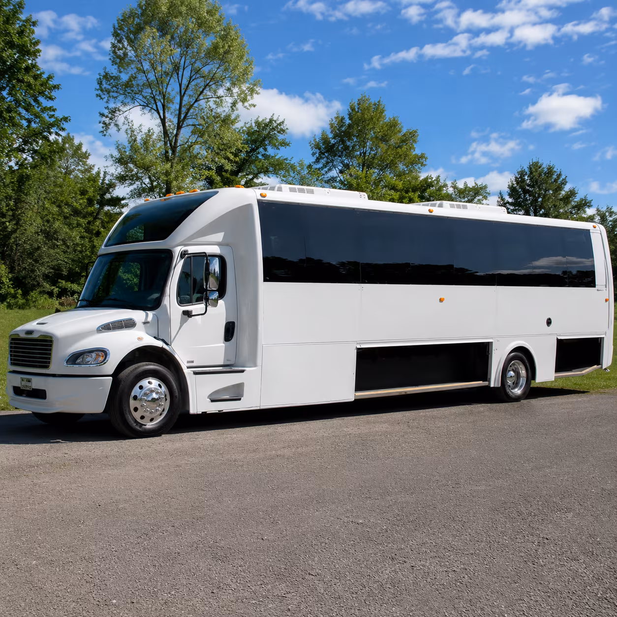 roseville wedding party bus rental